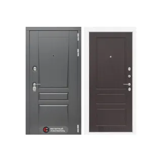 Входная дверь labirint Платинум 03 Орех премиум