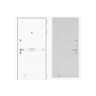 Входная дверь Labirint Лайн WHITE 06 Белое дерево